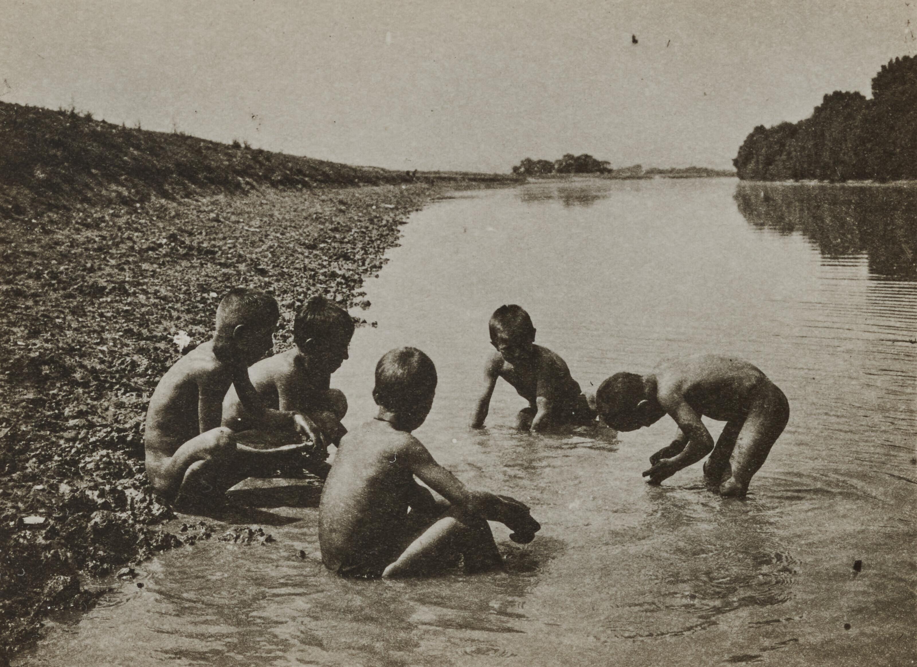 André Kertész - Hungary (Bathers), June 30, 1917