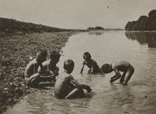 André Kertész - Hungary (Bathers), June 30, 1917