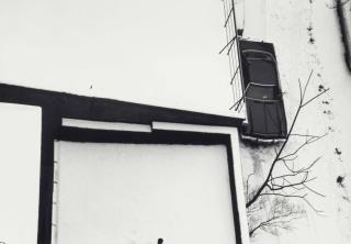 André Kertész - Snow, MacDougal Alley, No. 31, February 5, 1975