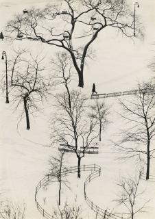 André Kertész - Washington Square, 1954
