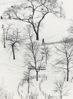 André Kertész - Washington Square Park, 1954