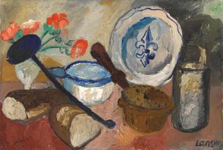 André Lanskoy - Nature morte aux miches de pain