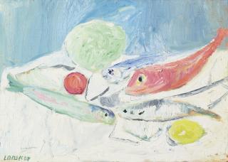 André Lanskoy - Nature Morte Aux Poissons