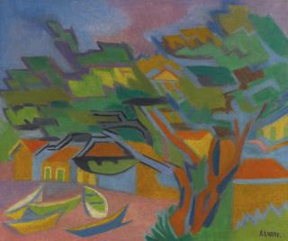 André Lhote - Barque À Piraillan Ou Paysage