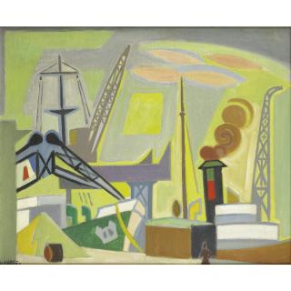 André Lhote - Bateaux Au Port