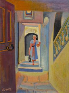 André Lhote - Dans L\'Entrée De La Maison De Gordes