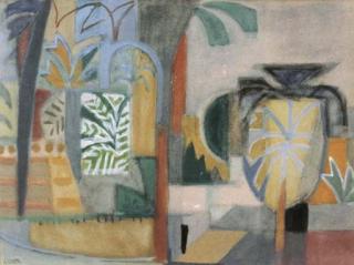 André Lhote - Etude de palmiers, village de Gorvenach