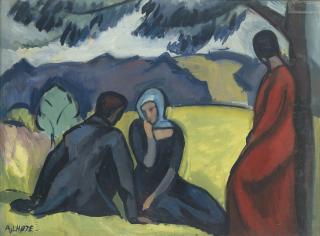 André Lhote - Étude pour \'Colloque des Muses\'