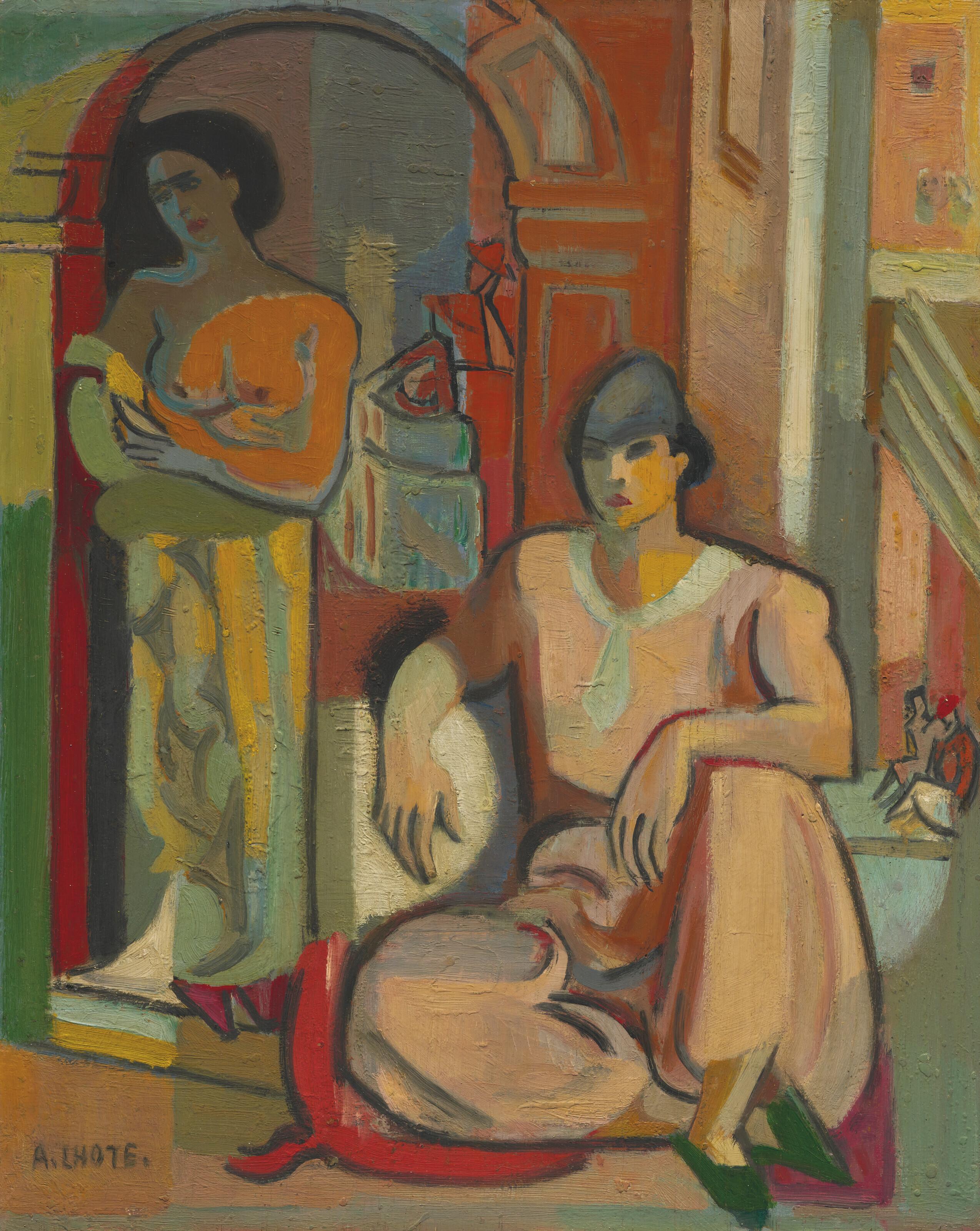André Lhote - Femmes d\'Alger (Deux femmes dans la Casbah)