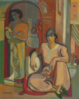 André Lhote - Femmes d\'Alger (Deux femmes dans la Casbah)