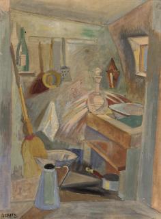 André Lhote - Intérieur De Cuisine À Gordes