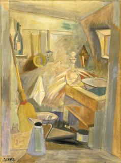 Andre Lhote - Intérieur de cuisine à Gordes