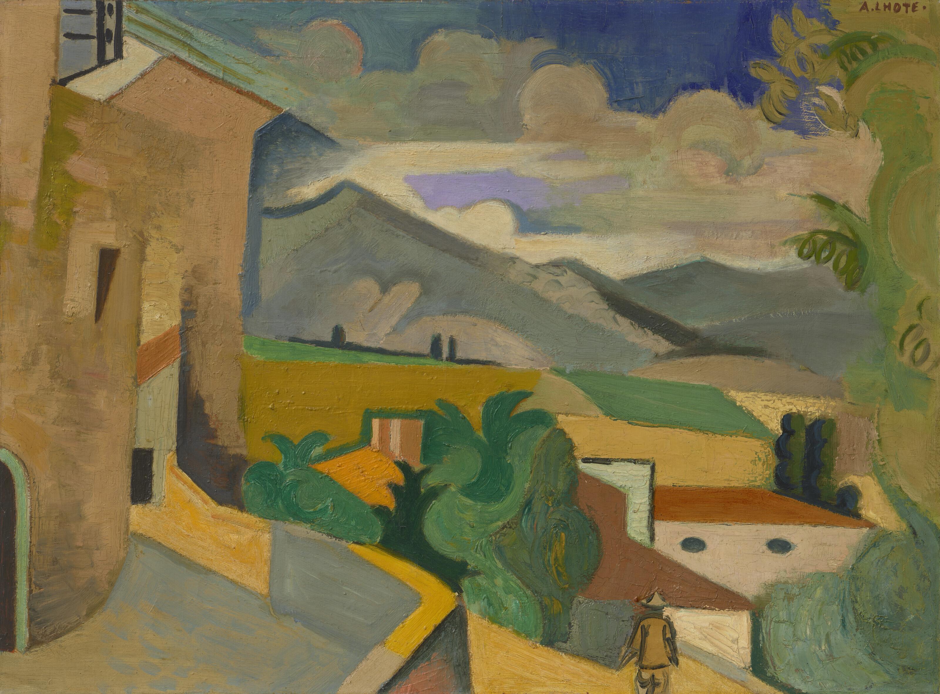 André Lhote - La Côte froide à Mirmande (Village de la Drôme)