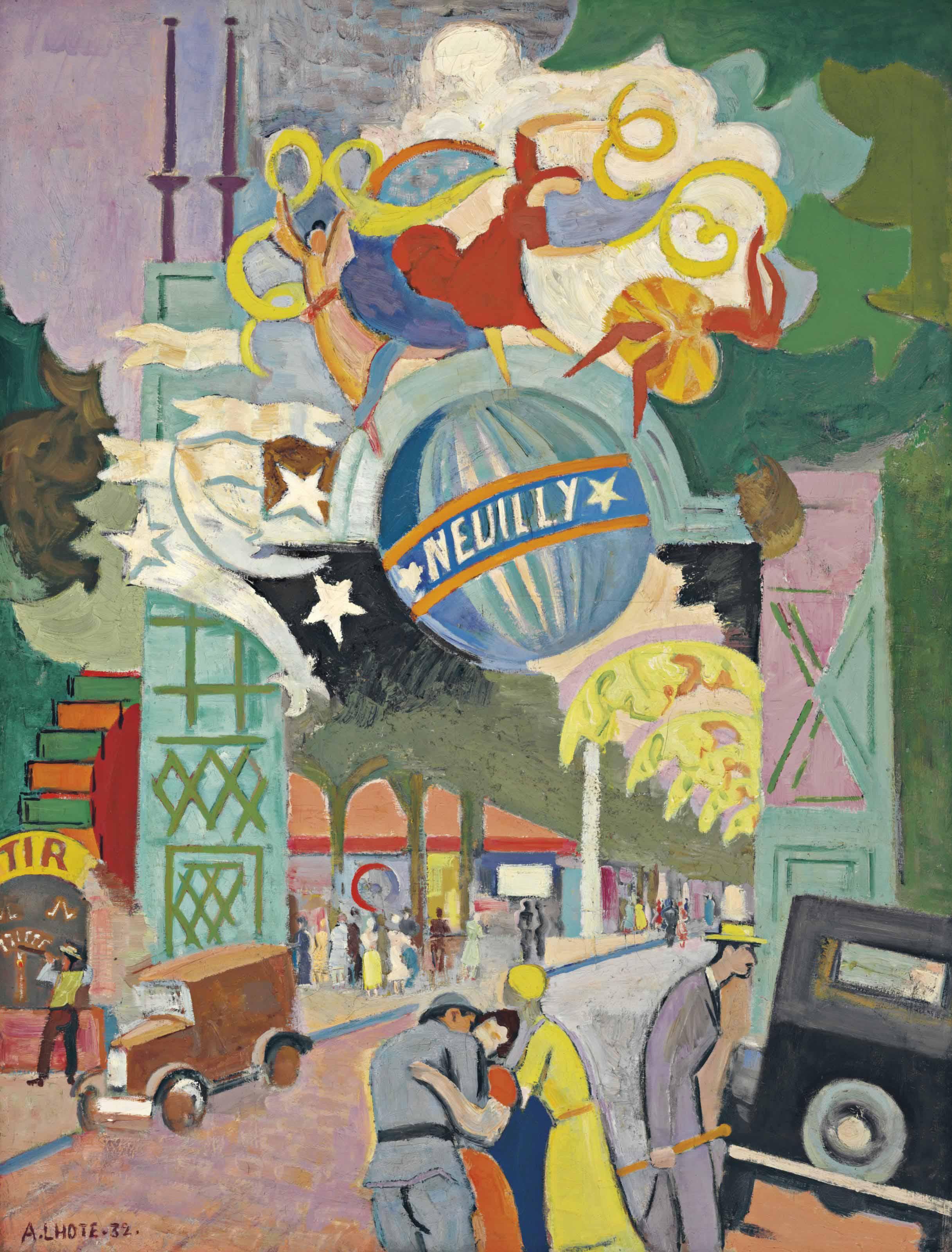 Andre Lhote - La fête à Neuilly