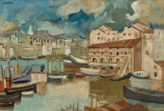 André Lhote - Le Vieux port de Marseille