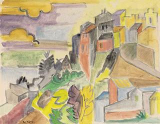 Andre Lhote - Le village escarpé