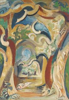 André Lhote - Léda et le cygne dans un sous-bois