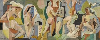 André Lhote - Les Baigneuses À Thonon