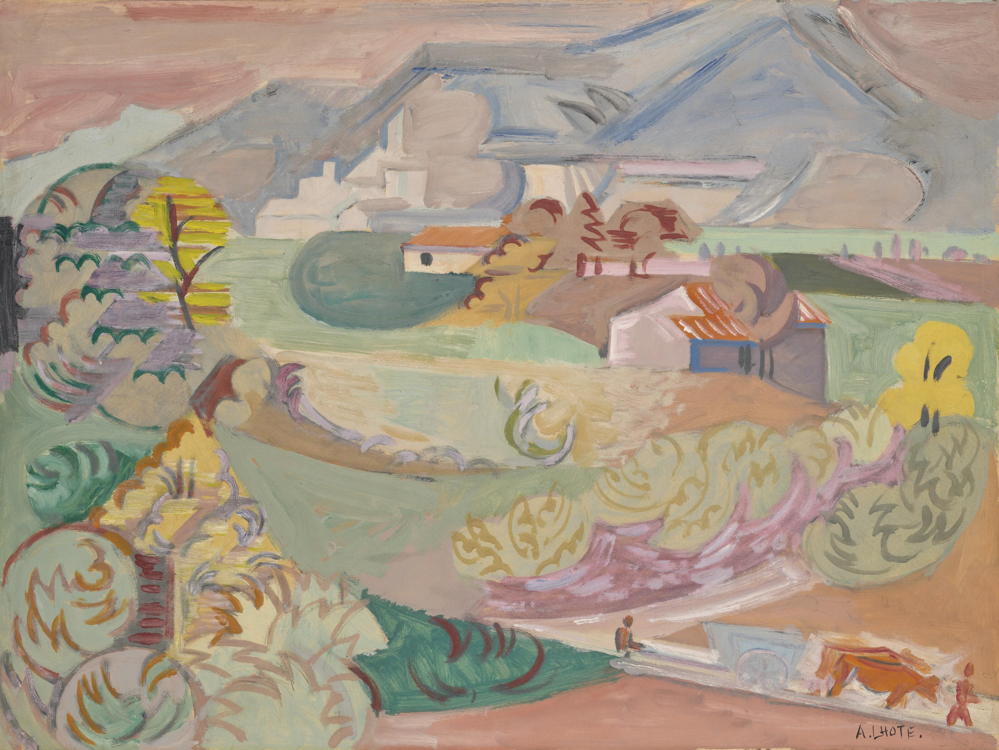 André Lhote - L’Homme d’arme, près Mirmande