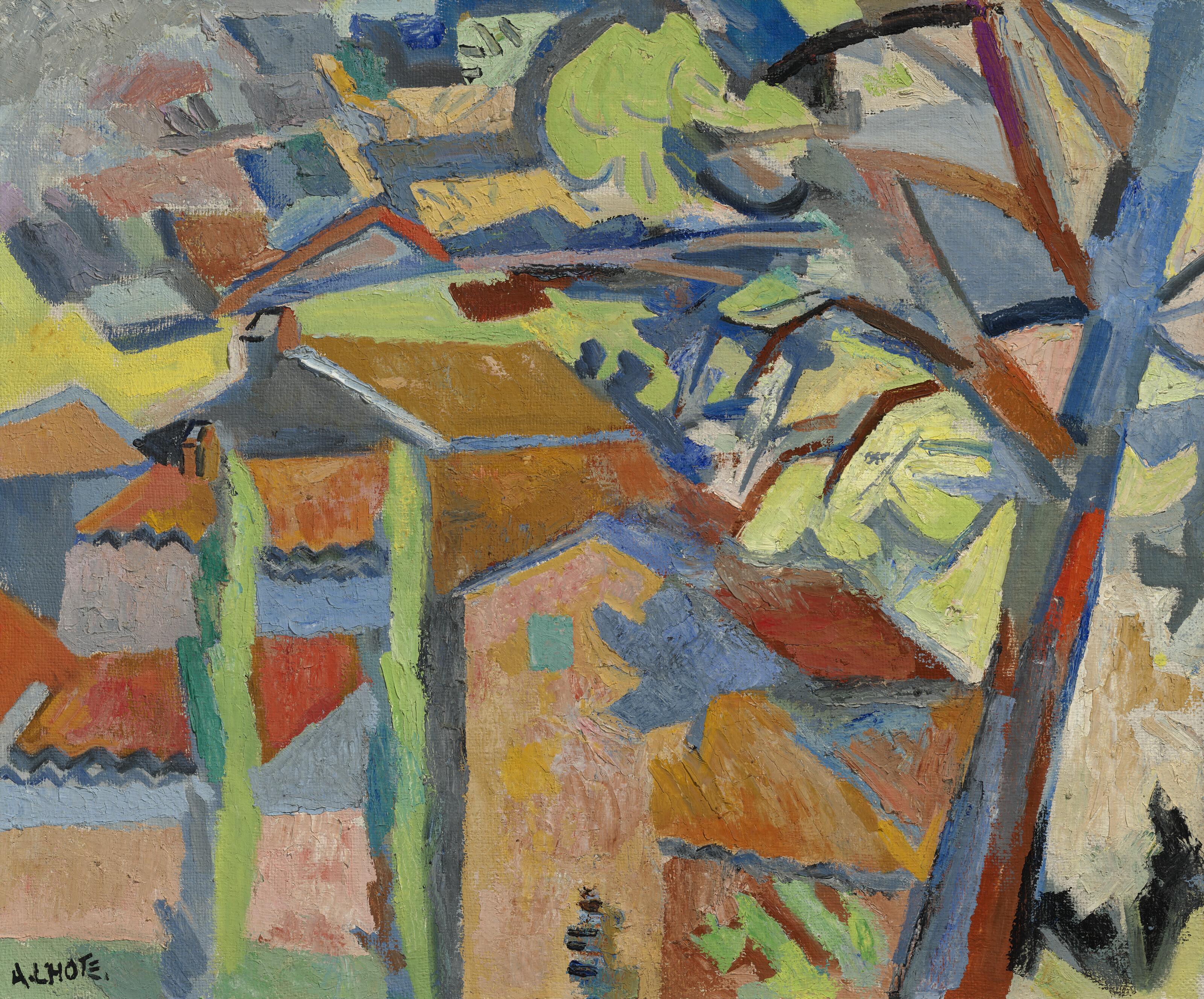 André Lhote - Maison à travers les arbres