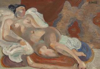 André Lhote - Nu allongé dans l\'atelier