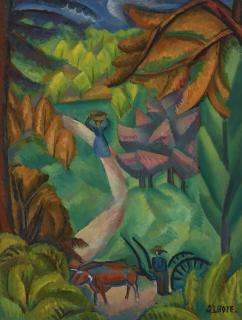 André Lhote - Paysage à la charrette