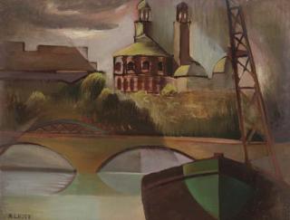 Andre Lhote - Péniches À Quai