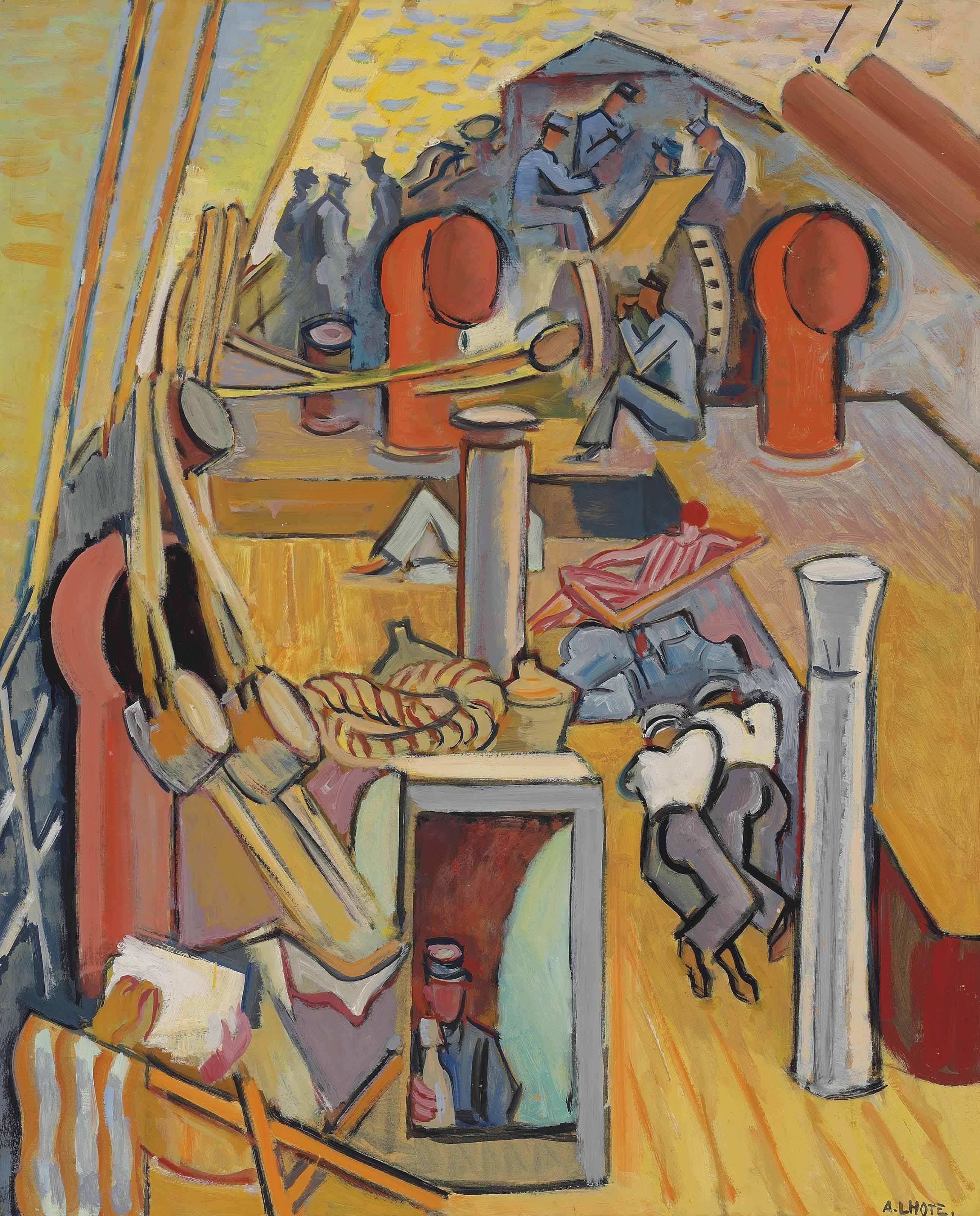 André Lhote - Pont de cargo (A bord de la Marsa)