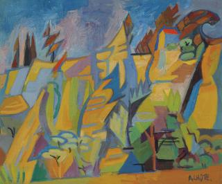 Andre Lhote - Rochers à Gordes