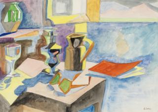 André Lhote - Still life with glasses