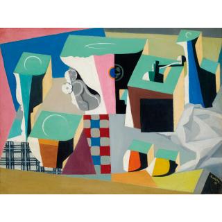 André Lhote - Vases, Oranges Et Citrons Ou Le Moulin À Café