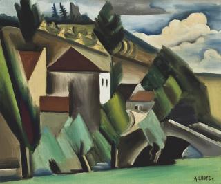 Andre Lhote - Vue de Vic-sous-Thil