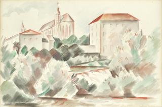 Andre Lhote - Vue D\'Une Église