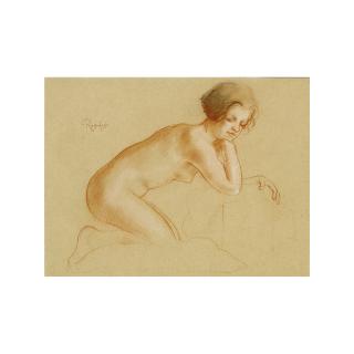 André Louis Armand Rassenfosse - A Female Nude