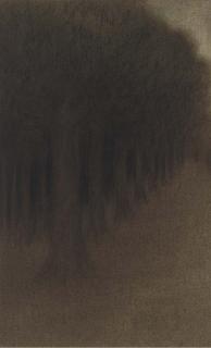 André-Louis-Armand Rassenfosse - Le Tzar Et Les Grands Ducs: Une Allée de Nuit, Une Figure Dans Le Fond