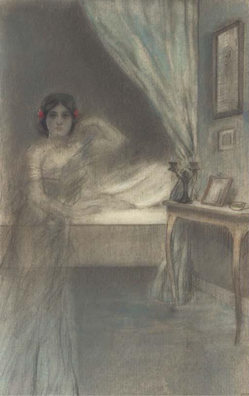 André-Louis-Armand Rassenfosse - Véra, d\'après Les Histoires souveraines de Villiers de l\'Isle-Adam