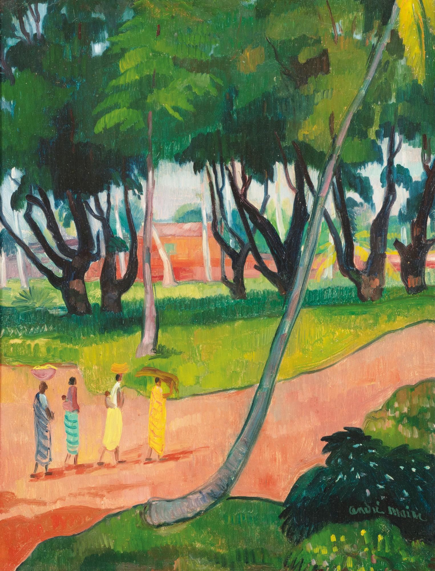 André Maire - Scène de village