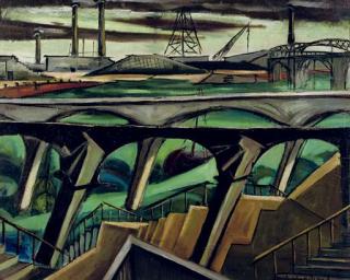 André Marchand - Industrial landscape