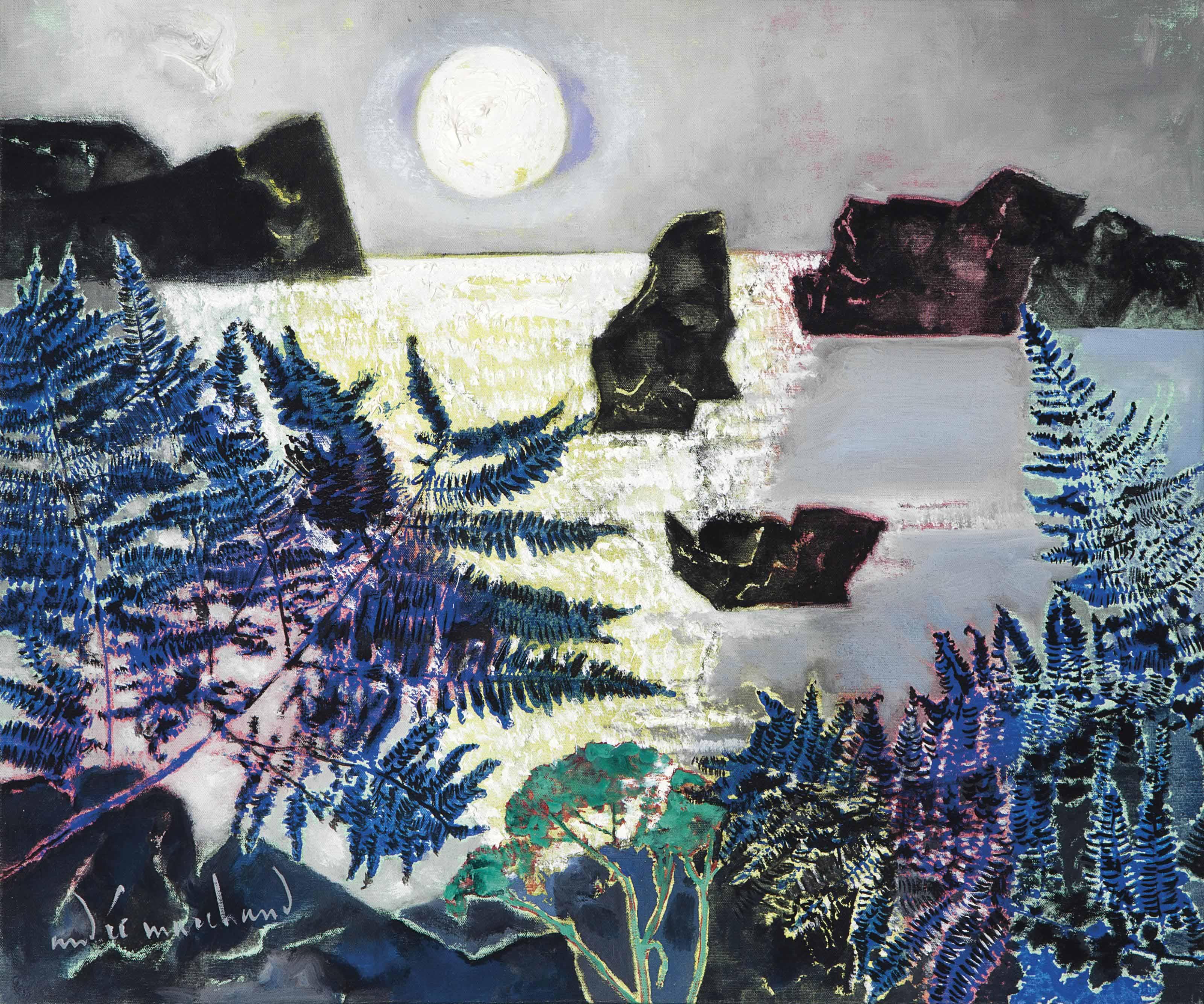 André Marchand - Les Fougères Sur La Côte Sauvage, Belle Ile En Mer