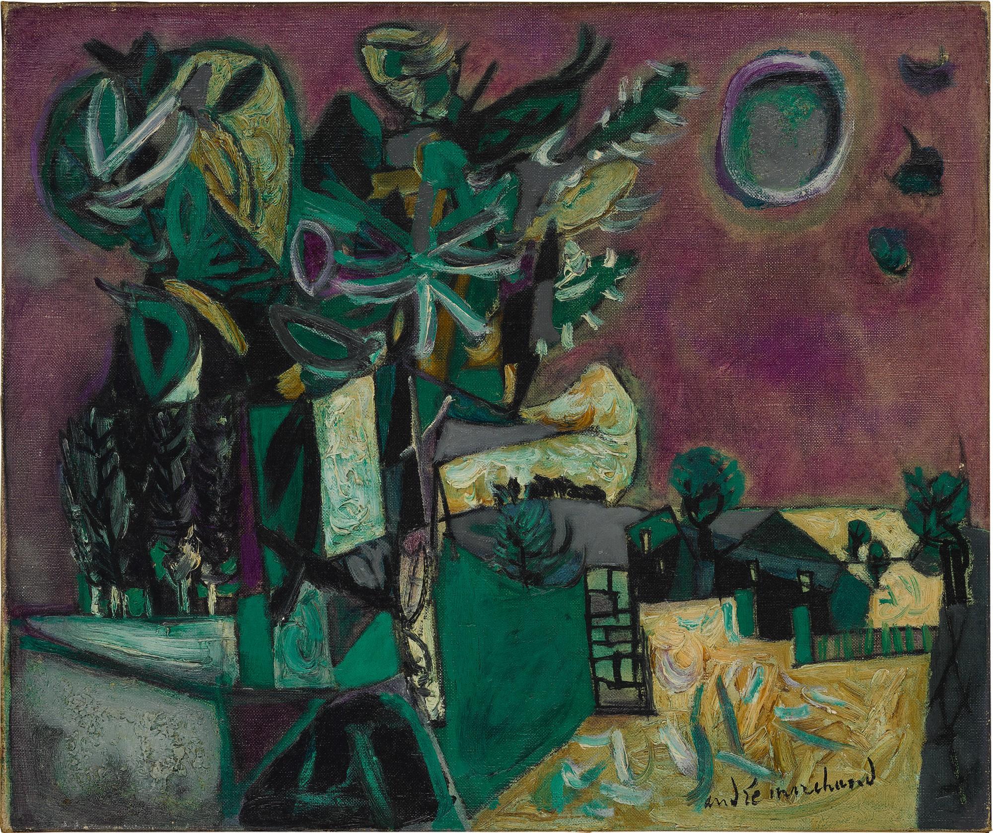 André Marchand - Paysage En Bourgogne, Le Soir