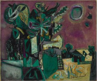 André Marchand - Paysage En Bourgogne, Le Soir