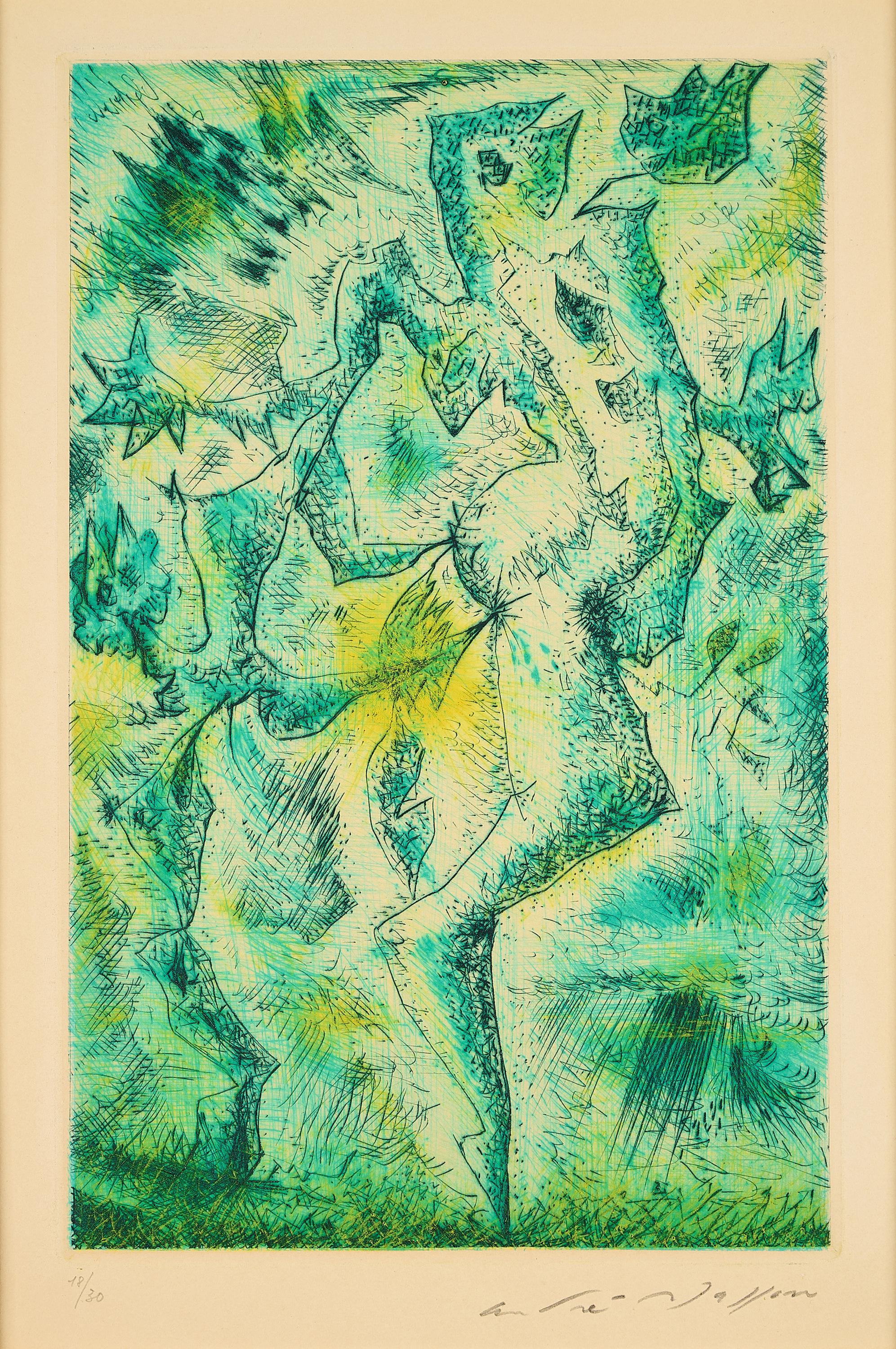 André Masson - Caprice villageois.