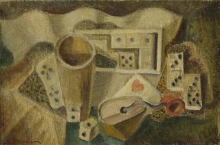 André Masson - Dominos Et Tabatière 