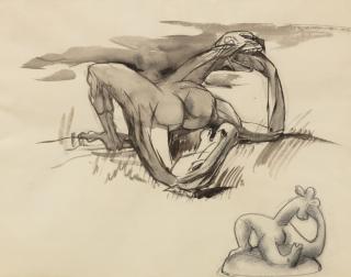 André Masson - Etude Pour La Sculpture Métamorphose