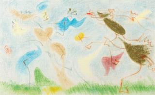 André Masson - Femme Poursuivie Par Un Cheval