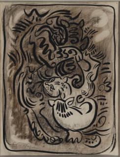 André Masson - Jeunes fauves (Autoportrait)