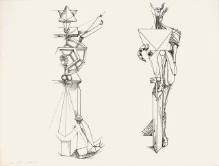 André Masson - La Beauté Géométrique (Iv De 3 Anatomie De Mon Univers)