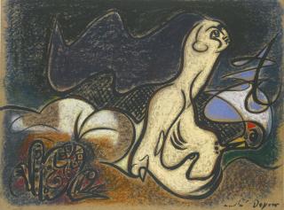 André Masson - La Nourrice Des Oiseaux Ii