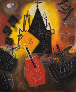 André Masson - La Tour Et Les Bateaux