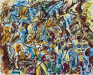 André Masson - Le marché et les cariatides